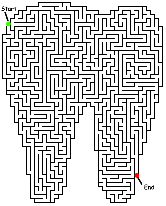 tooth-maze